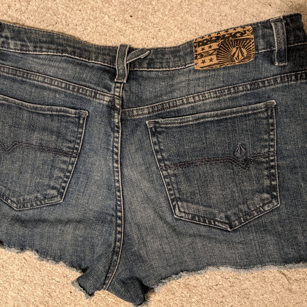 Volcom denim shorts